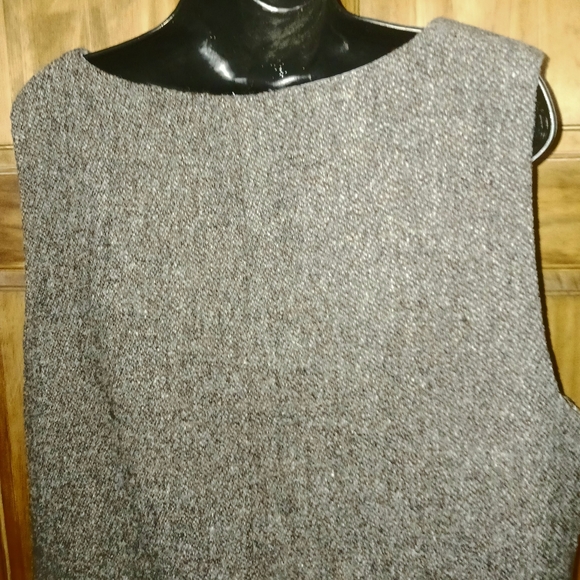 Vintage Harris Tweed Women's Wool Jumper Dress Hand Woven Outer Hebrides - Picture 5 of 9